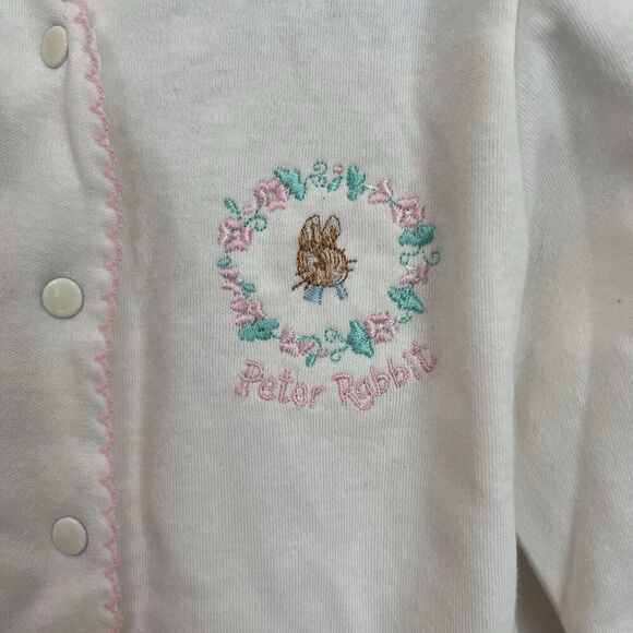Vintage Baby Clothes From Beatrix Potter Peter Rabbit & Friends Long Sleeve M - Picture 3 of 12